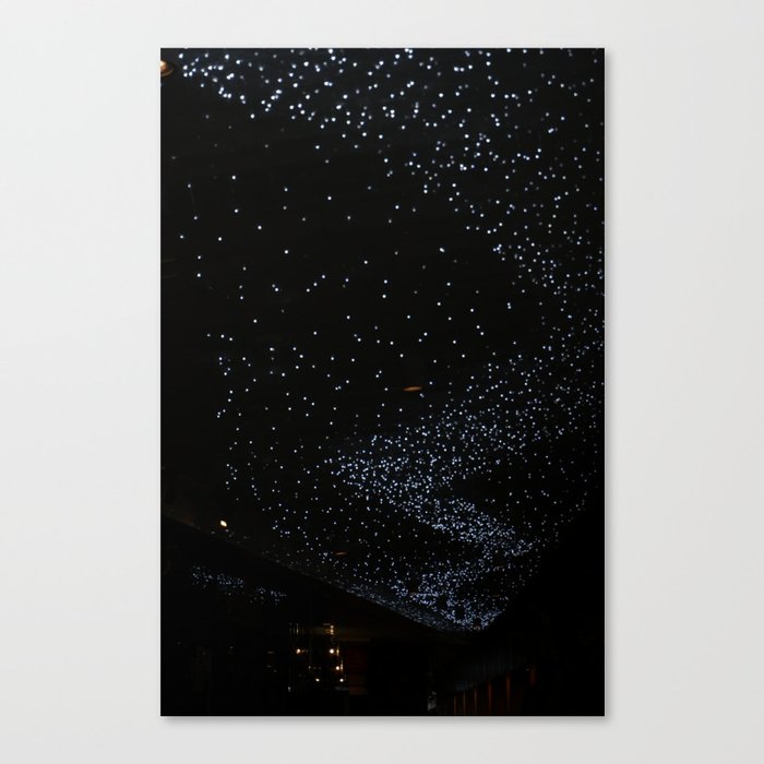 Starry Night Walkway Canvas Print