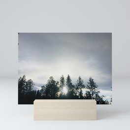 Sun Shining Through Trees Mini Art Print
