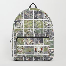 20 cities 20 Backpack | Venice, Berlin, London, Travel, Collage, Newyork, Paris, Maps, Photomontage, Pattern 