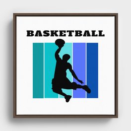 BasketBall Team Framed Canvas