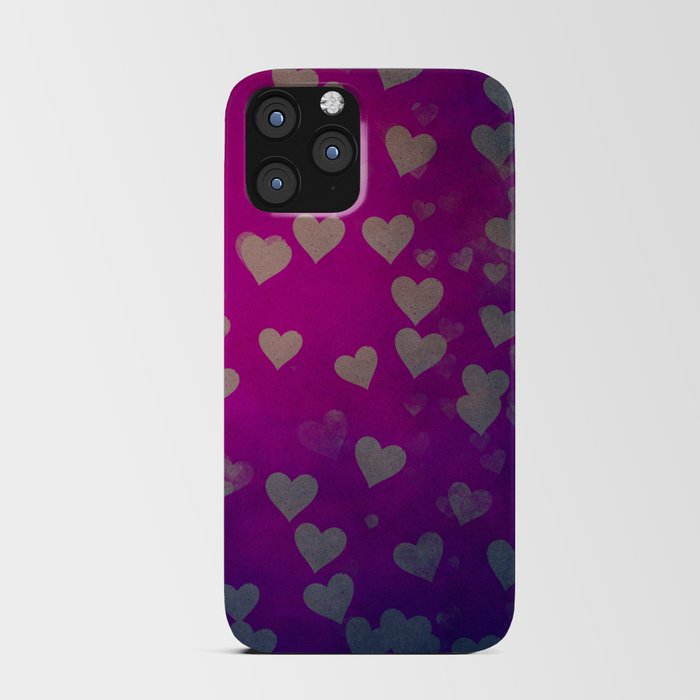Damage Purple Love iPhone Card Case