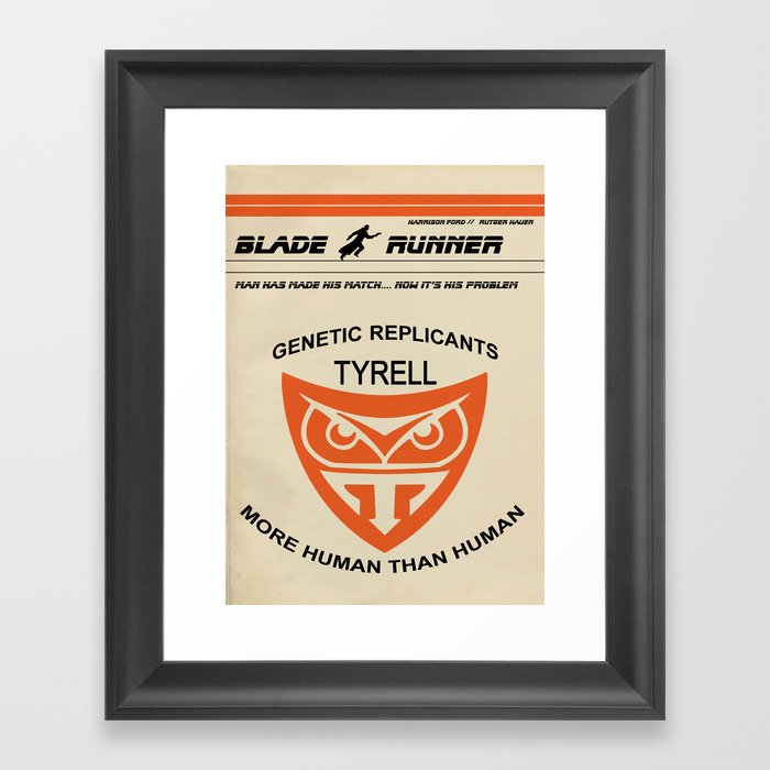 Blade Runner Framed Art Print
