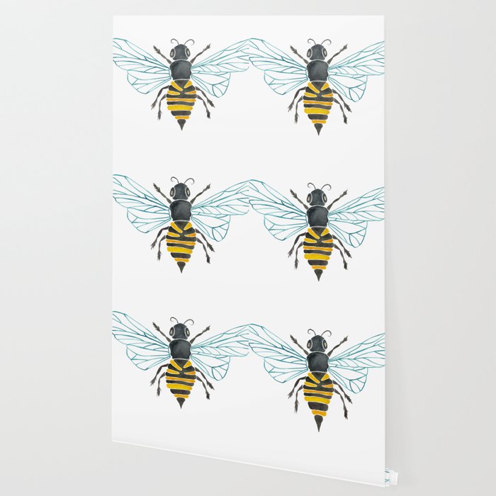 Honey Bee Wallpaper By Catcoq Society6