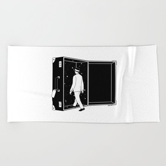 Space Traveler Beach Towel