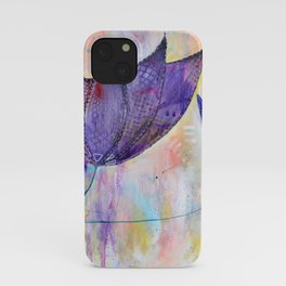 Just do you, trio of abstract lotus flowers iPhone Case