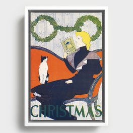 Vintage Christmas (1894)  Framed Canvas
