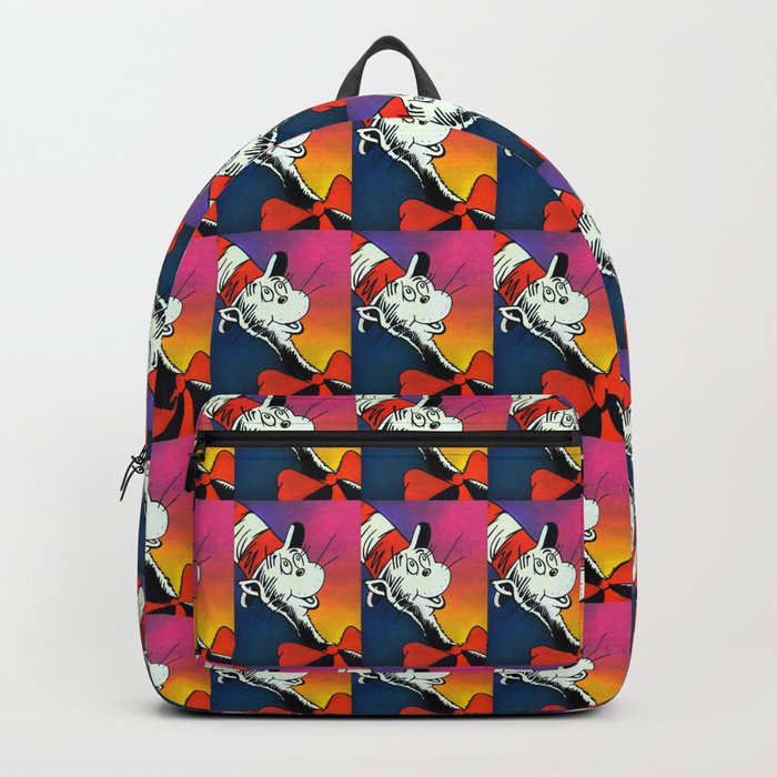 Cat in top the hat backpack