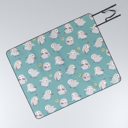 Baby Barn Owls Picnic Blanket
