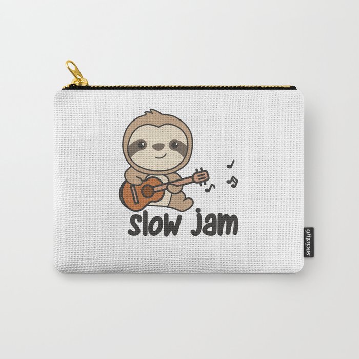 Slow Jam Sloth Makes Music With Guitar Carry-All Pouch