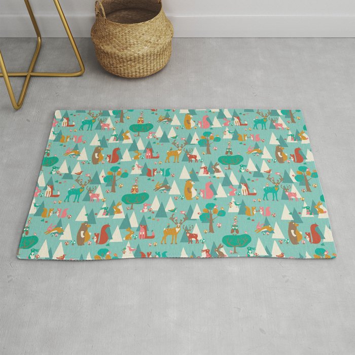 Forest Hideaway-in the forest Rug
