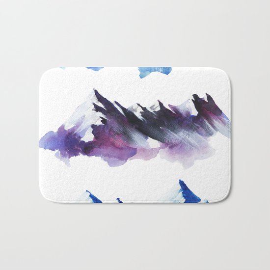 Three mountains Bath Mat