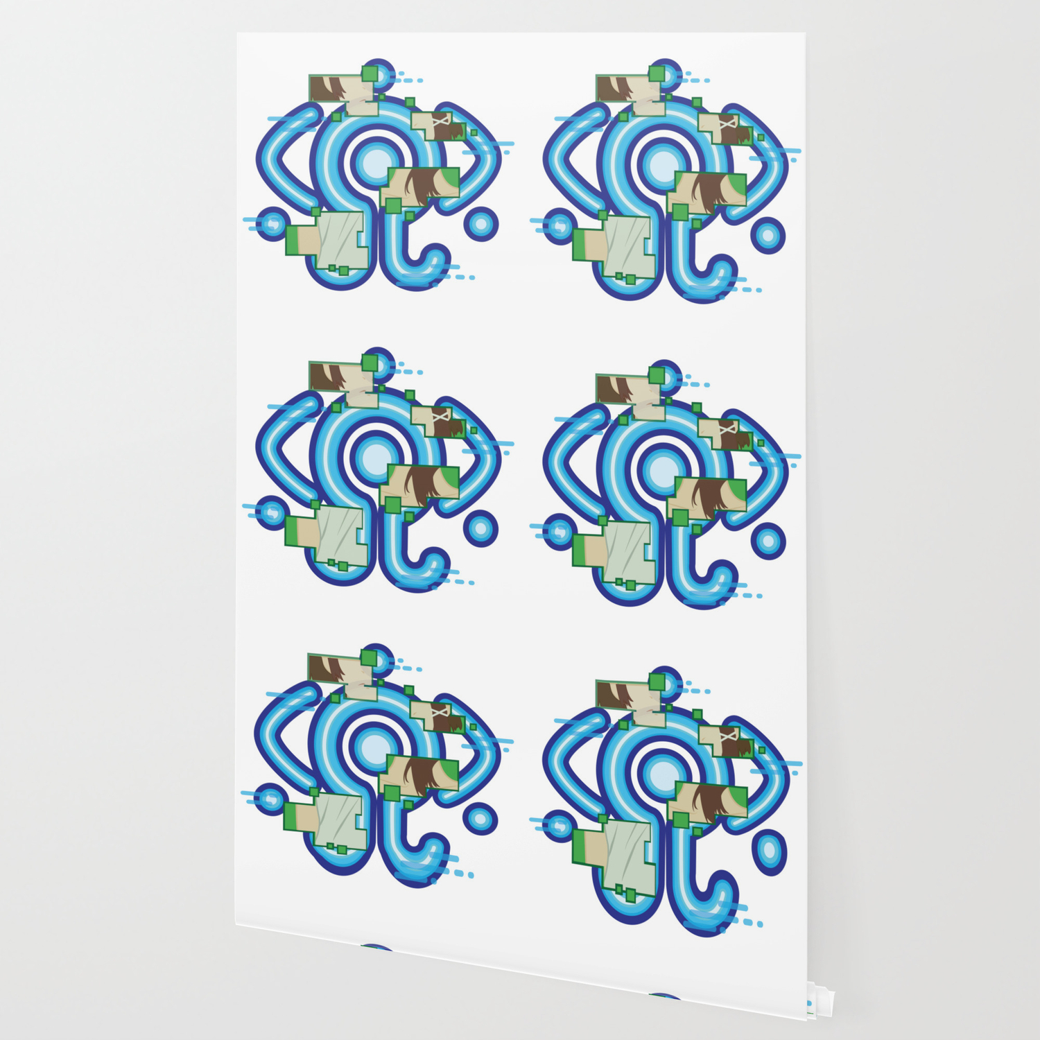 Wired Lain Wallpaper By Chiselovesong Society6 Wired Lain Wallpaper By Chiselovesong Society6