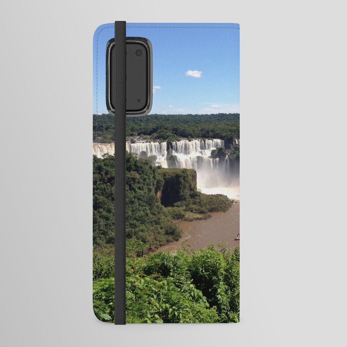 Argentina Photography - Iguazu Falls In The Dense Jungle Android Wallet Case