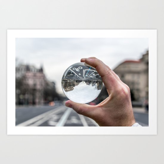 That Upside Down Feeling Art Print