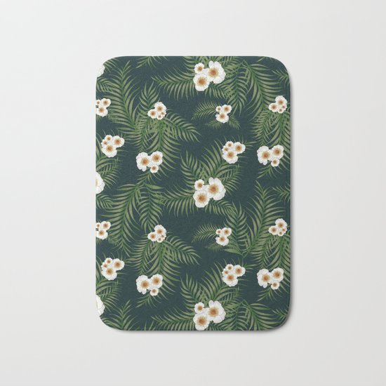 Gloomy Jungle Pattern #society6 #decor #buyart Bath Mat