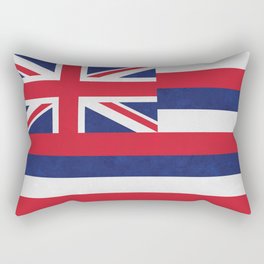 Flag of Hawaii American State Flags Banner Standard Hawaiian Islands Rectangular Pillow