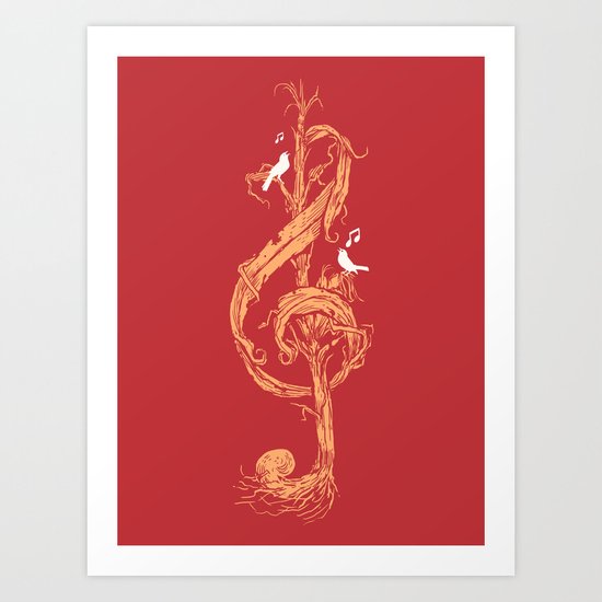 Natural Melody Art Print
