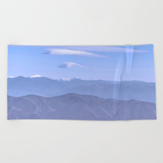 Blue Mountains Beach Towel