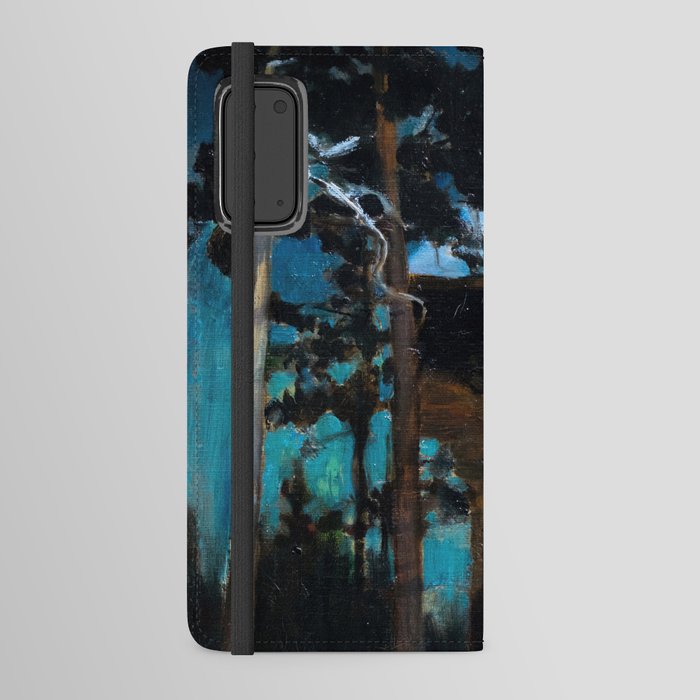 Akseli Gallen-Kallela - Kalela on a Winter Android Wallet Case