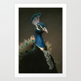 Lord Peacock Art Print