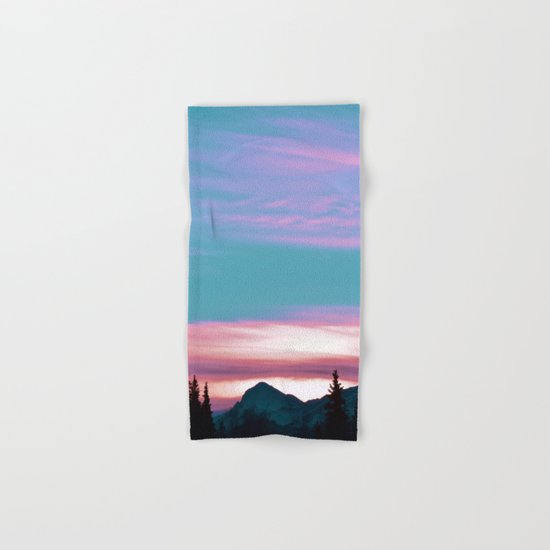 Alaskan Pastel Vibes Hand & Bath Towel