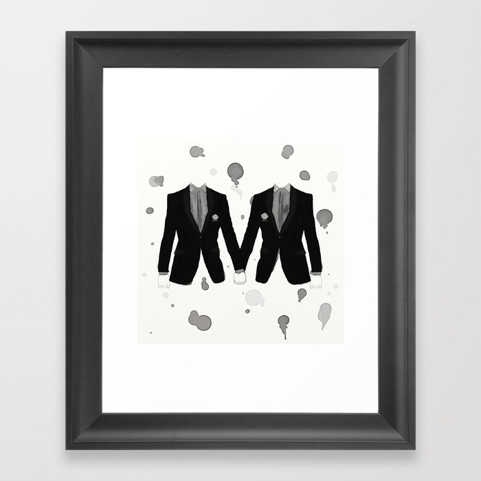 Gay Marriage Framed Art Print