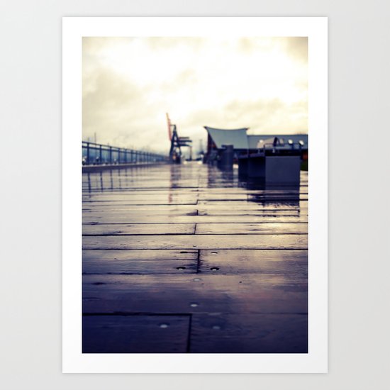 Olympia waterfront Art Print