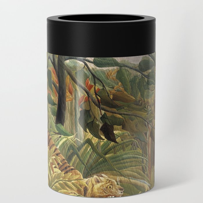 Henri Rousseau Tiger in a Tropical Storm Famous Painting Can Cooler