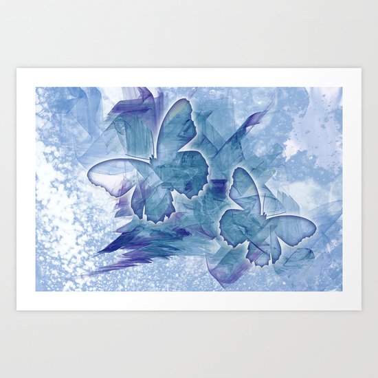 Fly butterfly fly Art Print