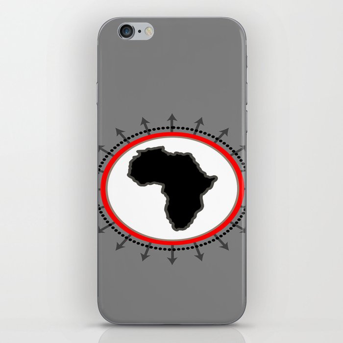 Africa Spears iPhone Skin