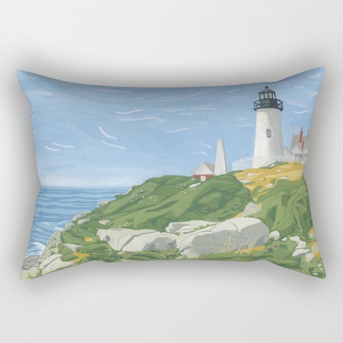 Pemaquid Lighthouse Rectangular Pillow