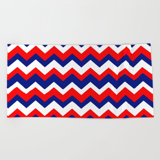 Red, White and Blue, 2016 Beach Towel