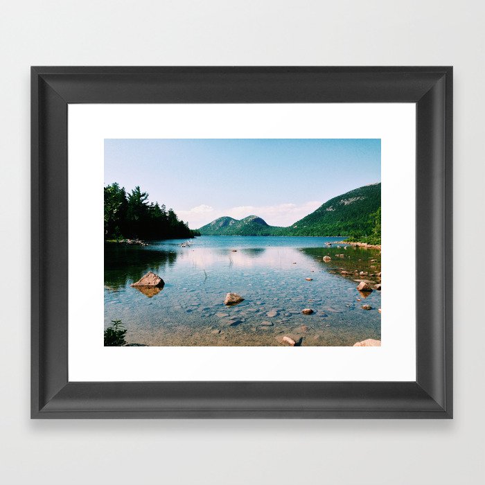 Jordan Pond - Acadia National Park Framed Art Print