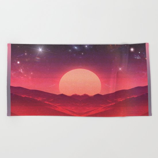 Tomorrow Comes Today Beach Towel