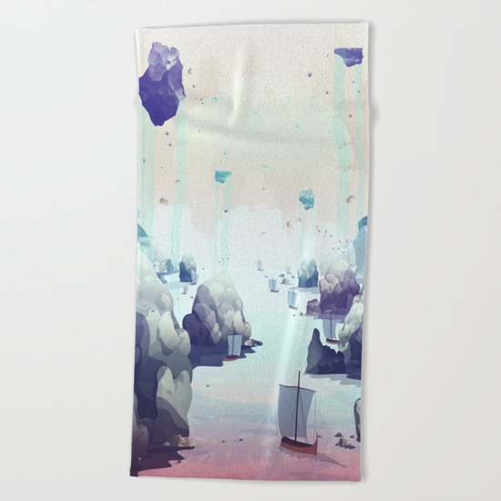 Edge of the Earth Beach Towel