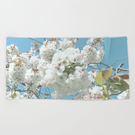 Spring Blooms Beach Towel
