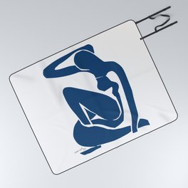 Matisse - Blue Nude I 1952 - Original Cut Out Artwork Reproduction Picnic Blanket