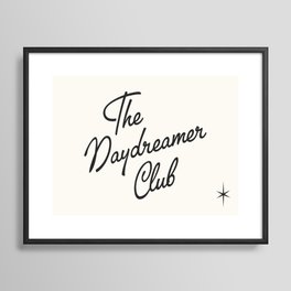 The Daydreamer Club Framed Art Print