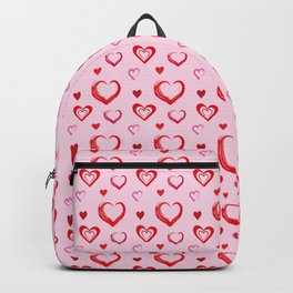 Love Hearts Backpack | Digital, Pattern, Valantine, Love, Graphicdesign, Hearts, Valantines, Love Hearts 