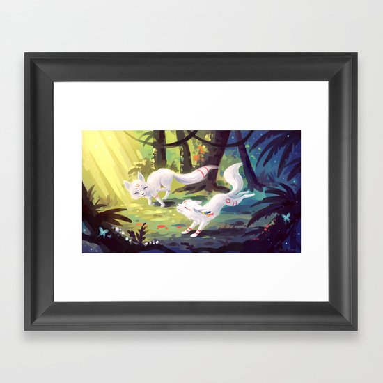 Follow Me Framed Art Print