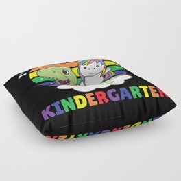 I'm Ready To Crush Kindergarten Dinosaur Unicorn Floor Pillow