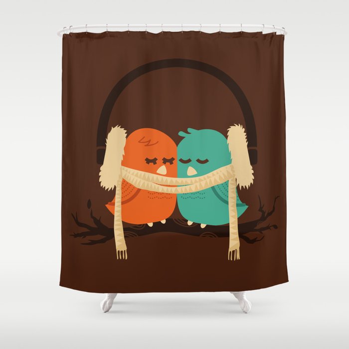 Baby It's Cold Outside Shower Curtain
