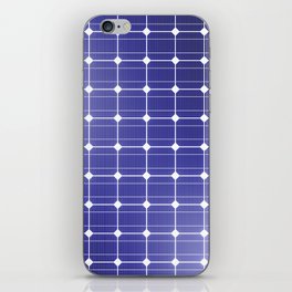 In charge / 3D render of solar panel texture iPhone Skin