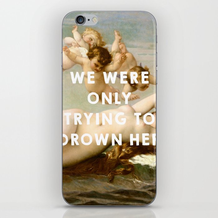 The Birth of Venus (1863), Alexandre Cabanel // The Little Mermaid (1989), Ron Clements&John Musker iPhone Skin