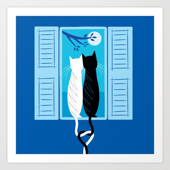 The Lovecats Art Print