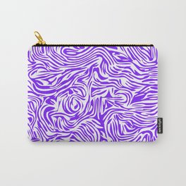 purp swirls  Carry-All Pouch