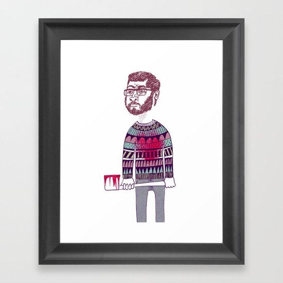 "Before It Was Cool" Framed Art Print