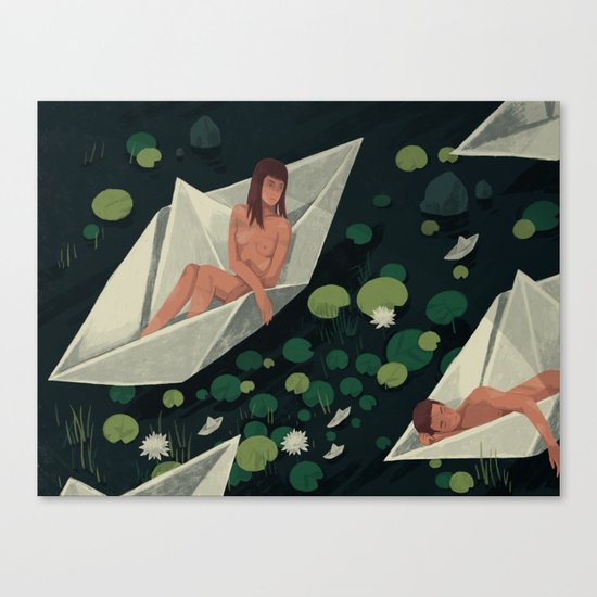 Travelers Canvas Print