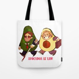 Avocados at law Tote Bag