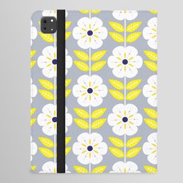 Mod Scandinavian flower pattern iPad Folio Case